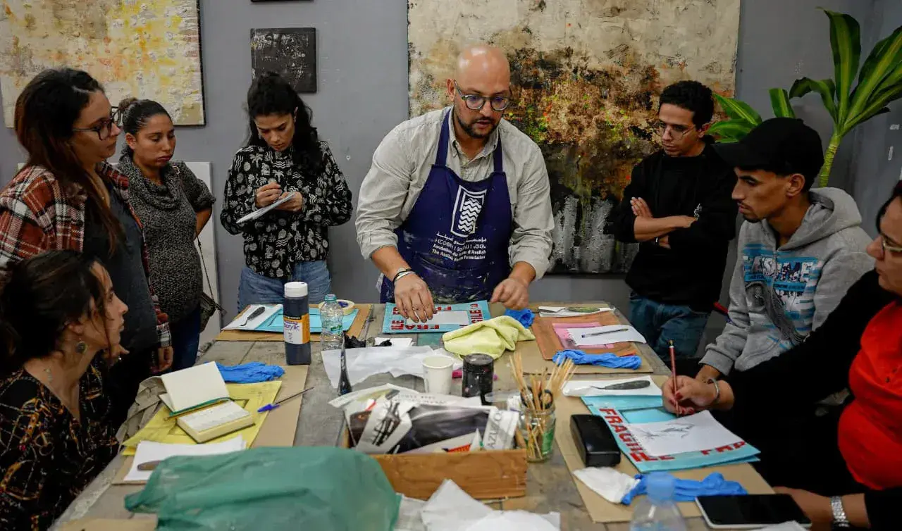 Painting Workshop Tangier (Different Techniques)