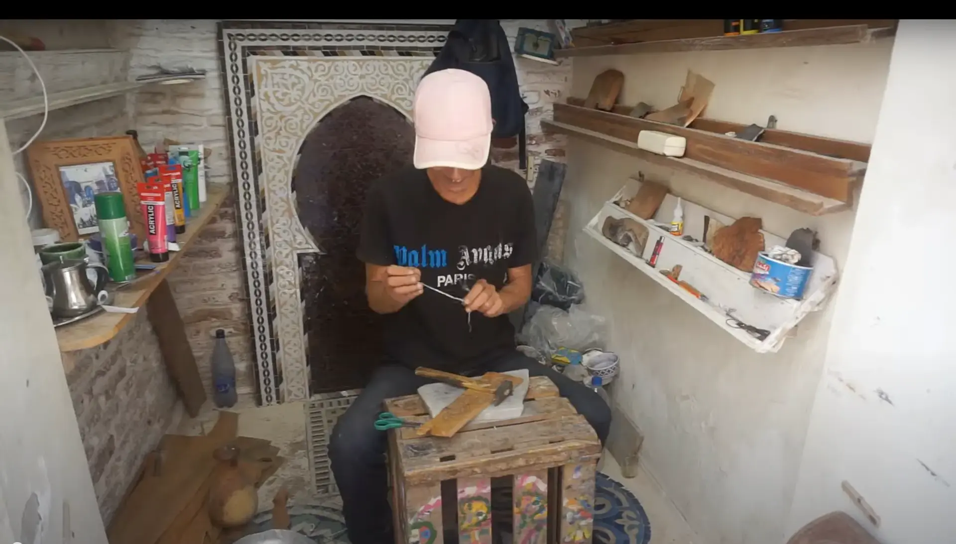 Creative Workshop: Art Brut & Woodcraft Fusion in Essaouira - Gallery