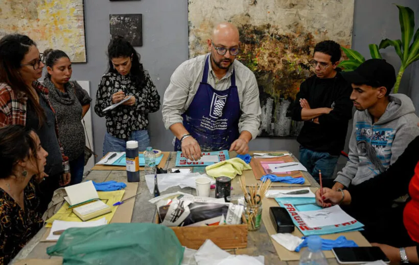 Atelier de peinture à Tanger (différentes techniques)