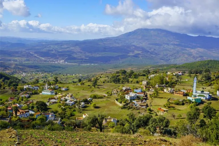 local village in talassemtane national park near chefchaouen