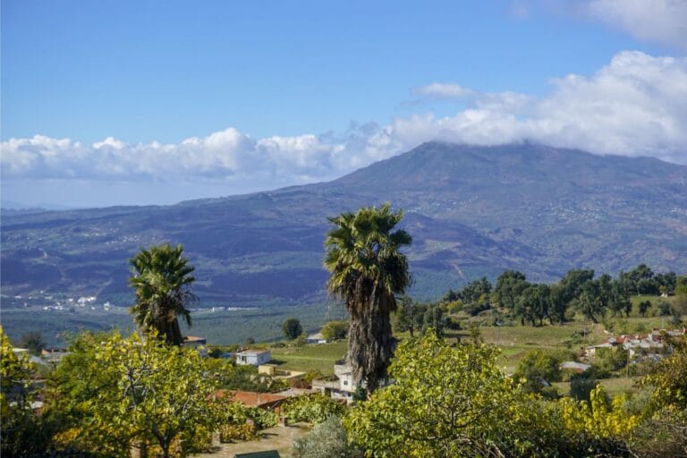 rif moutains and villages around chefchaouen