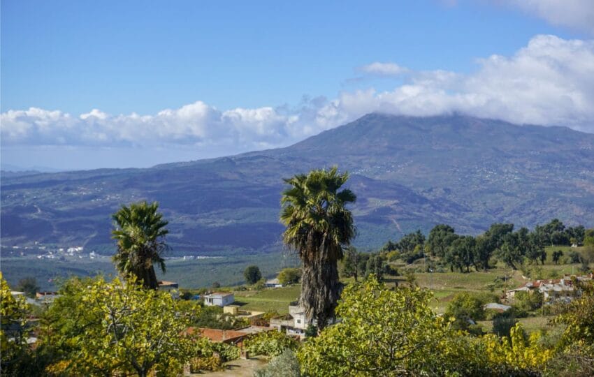 rif moutains and villages around chefchaouen