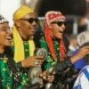 musiciens gnawa lors du défilé d'ouverture du festival gnawa à essaouira